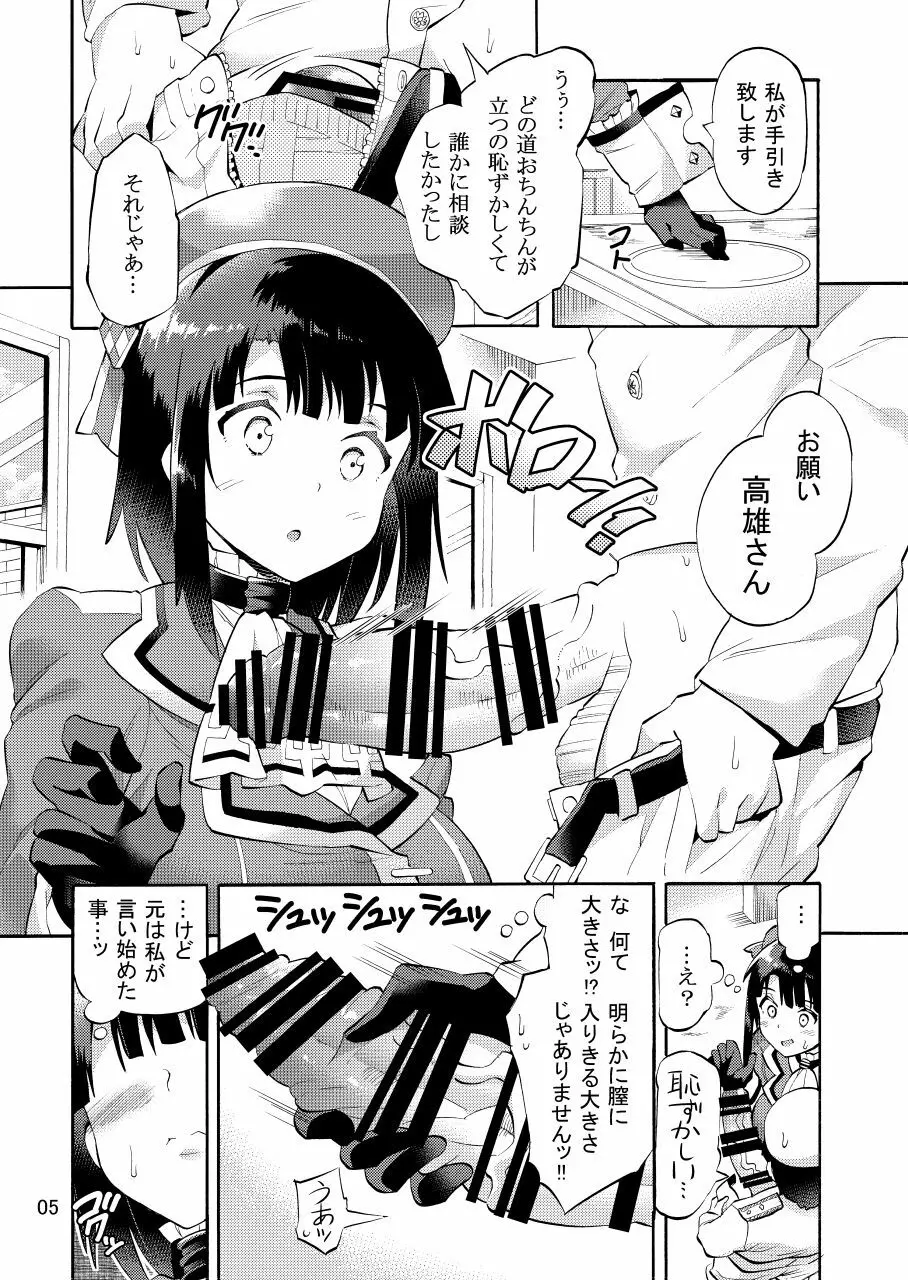 高雄さんとアソコの大っきな少年提督 Page.7