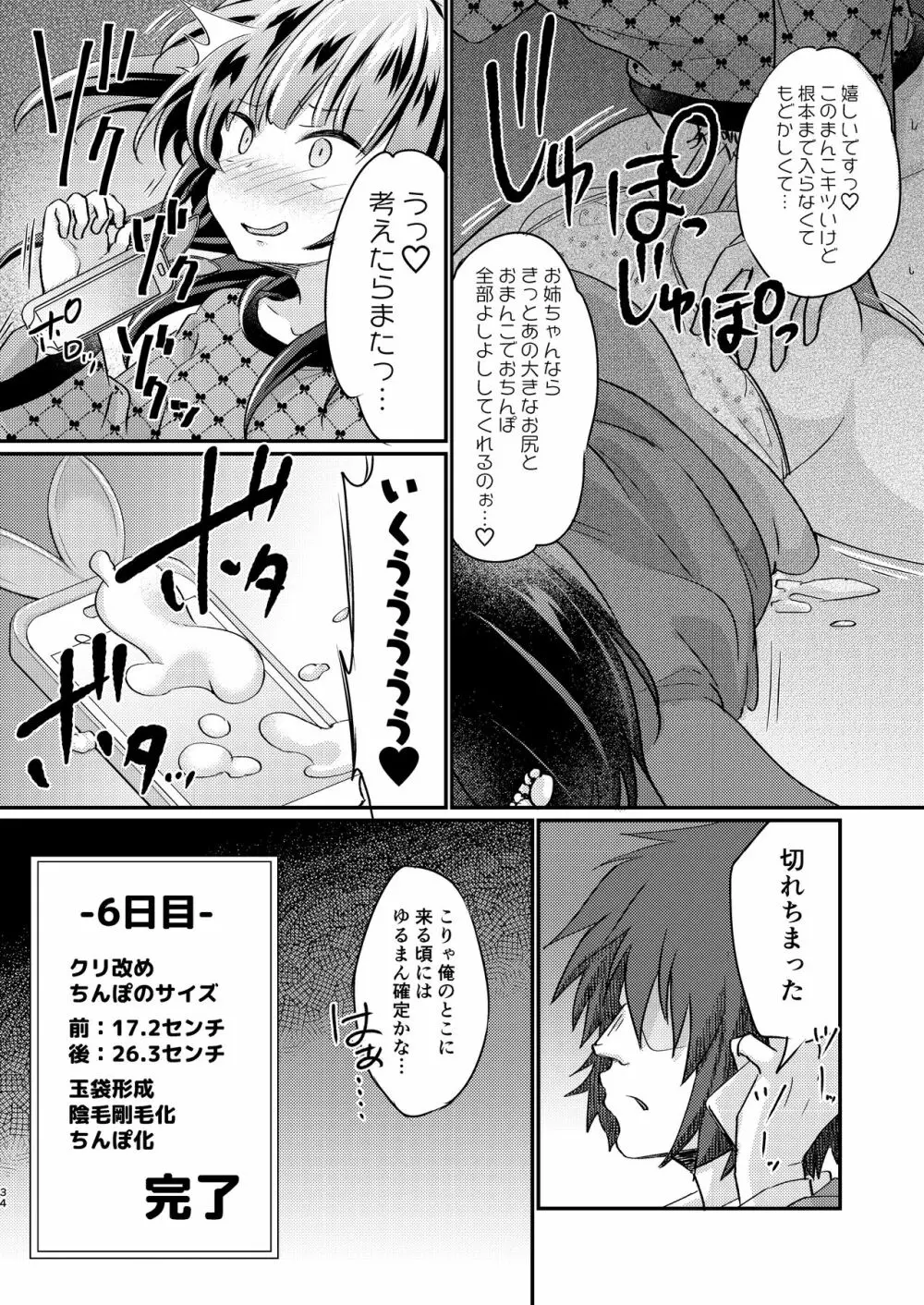 ツンデレ妹淫棒改造計画 Page.34