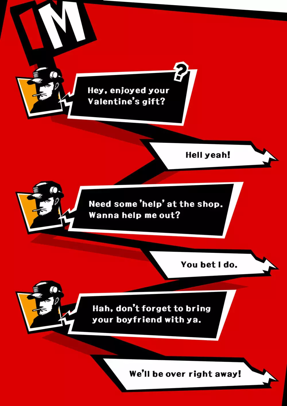 Secret Valentine: P5 Comic Page.13