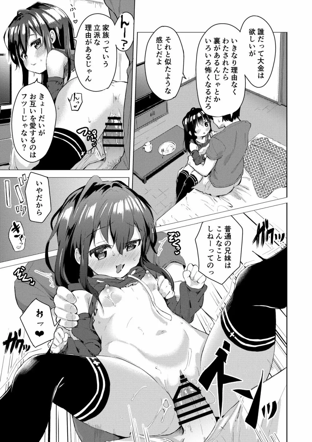 なまけ者の夏と妹 Page.8