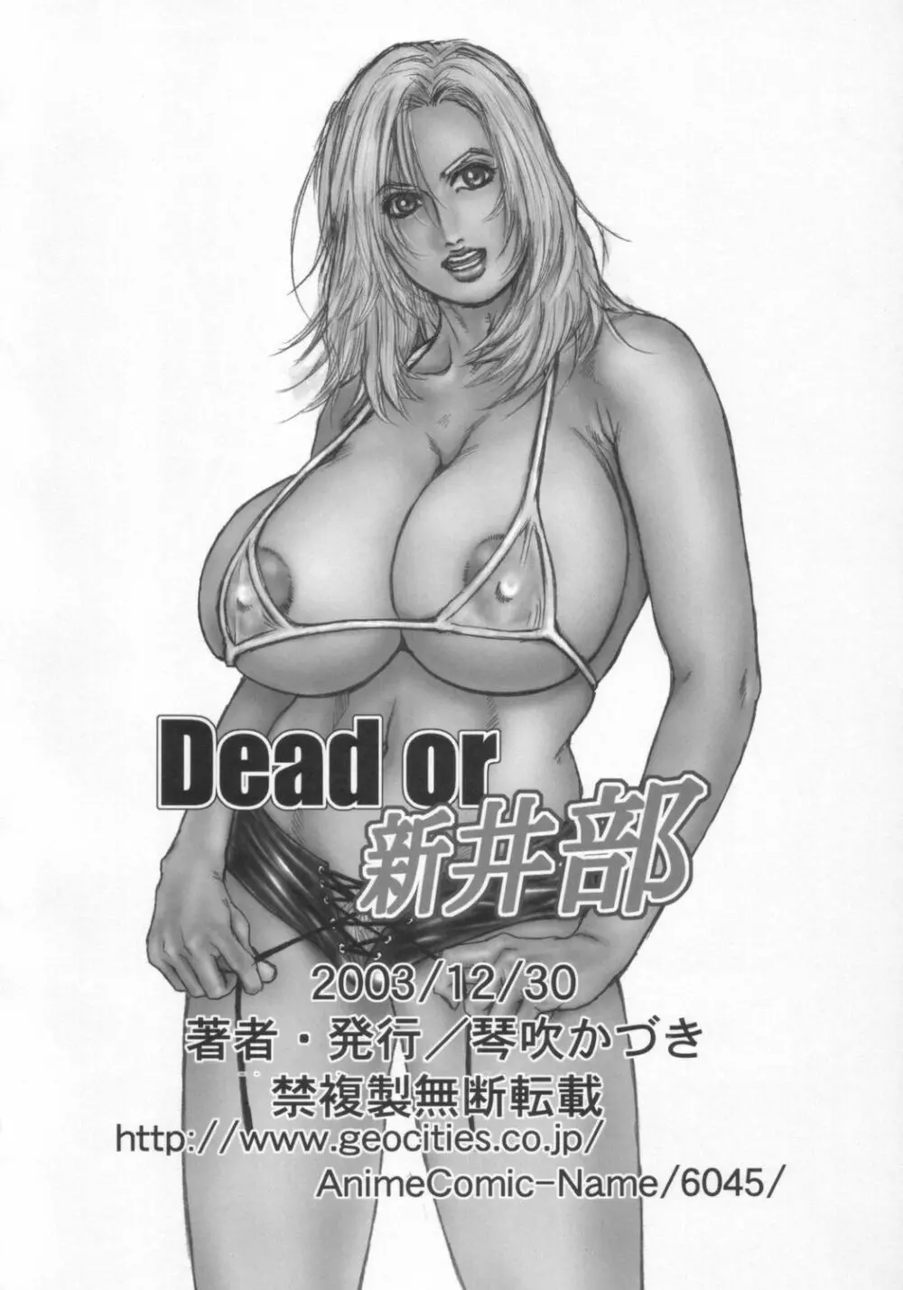 [H&K (琴吹かづき)] Dead or 新井部 (デッド・オア・アライヴ)) Page.29
