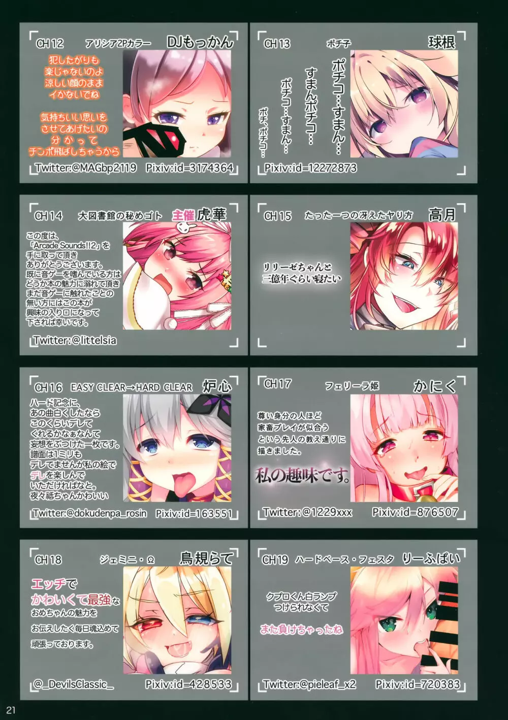 Arcade sounds!! 2 -Black side- Page.22