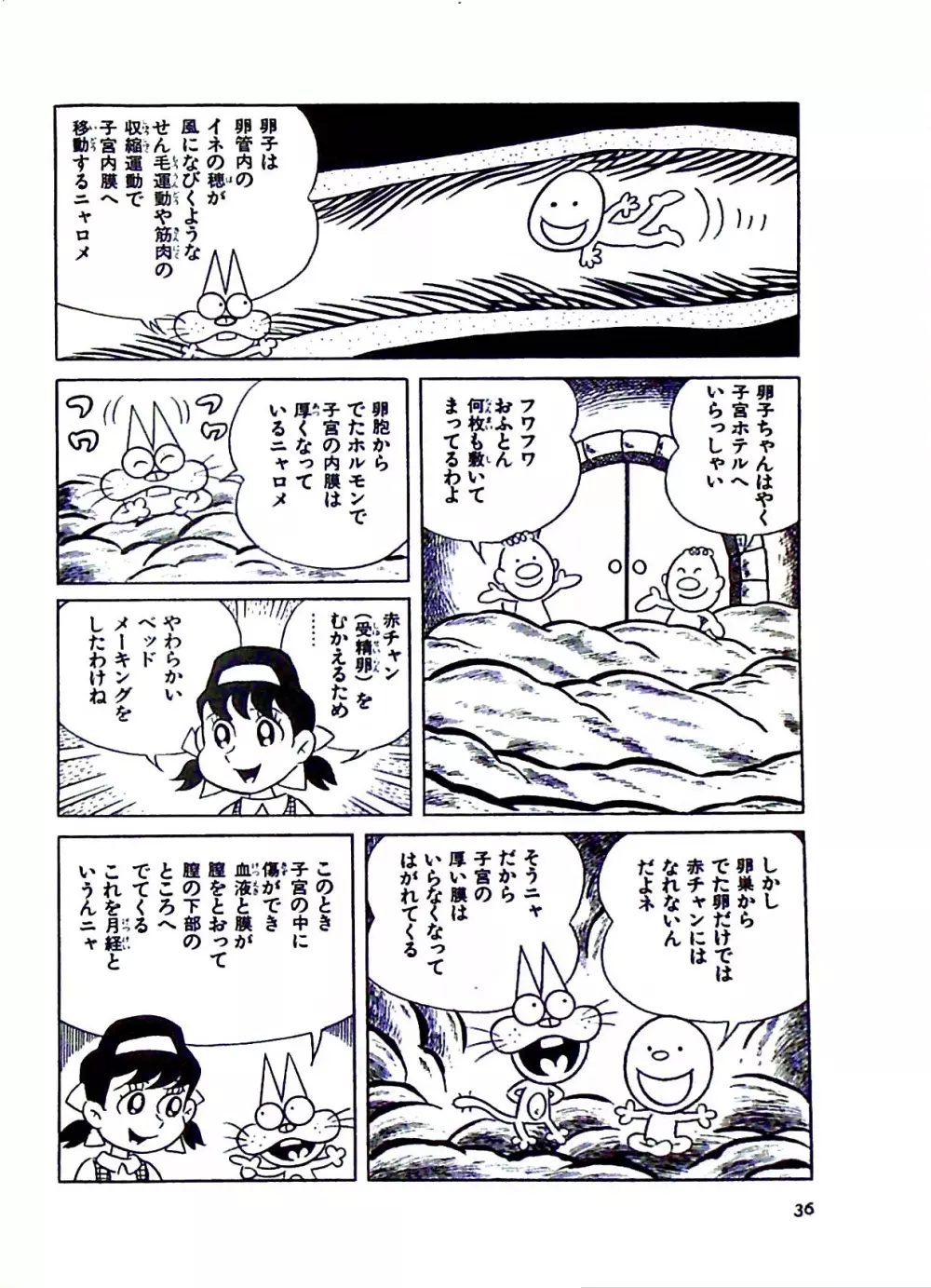 ニャロメのおもしろ性教室 Page.42