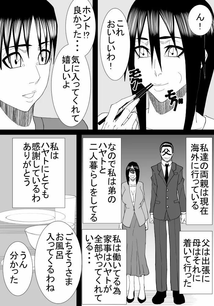 姉と弟の2人暮らし Page.4