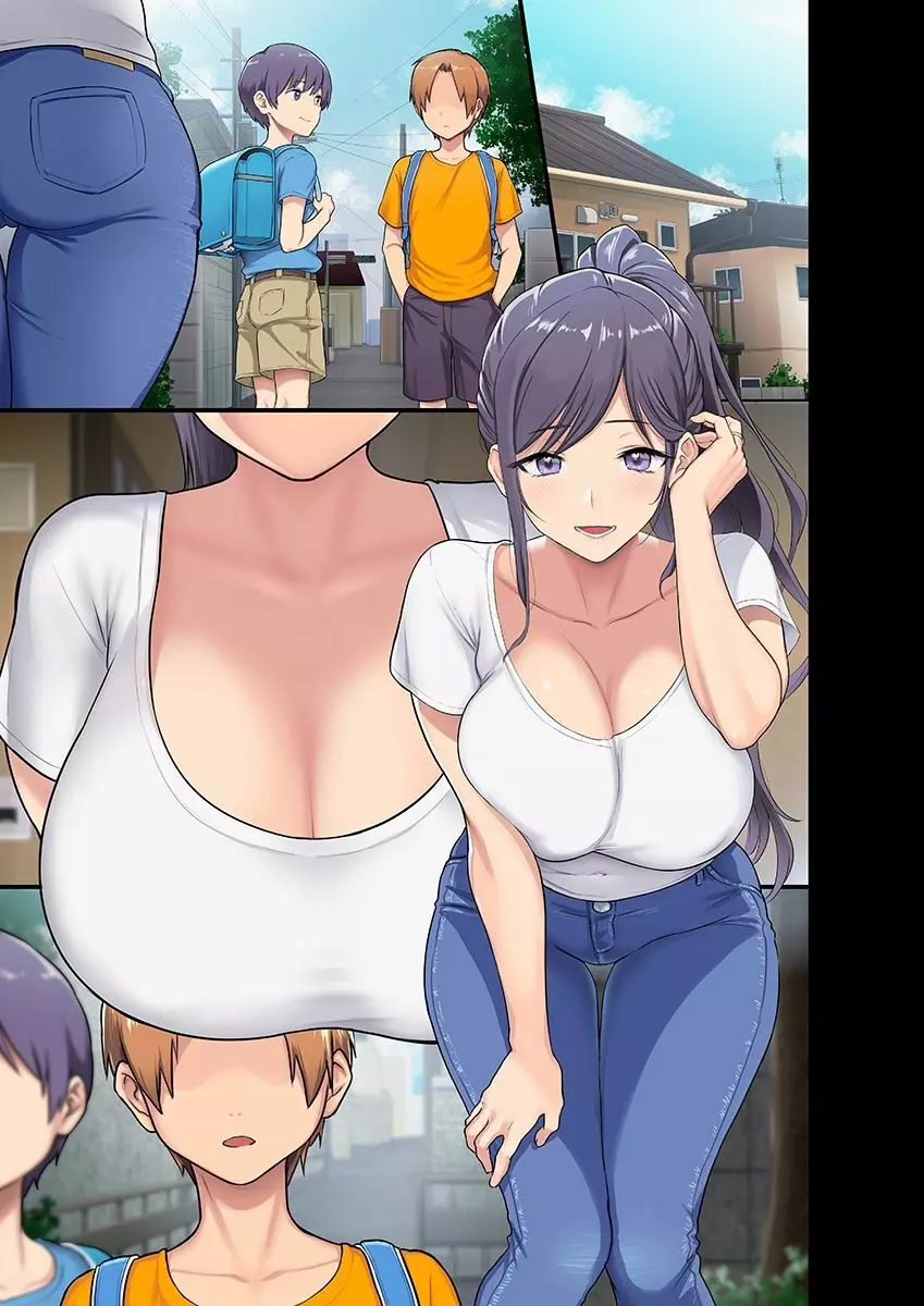 巨乳未亡人と息子のわる~いおともだち♥本編連載 Page.41