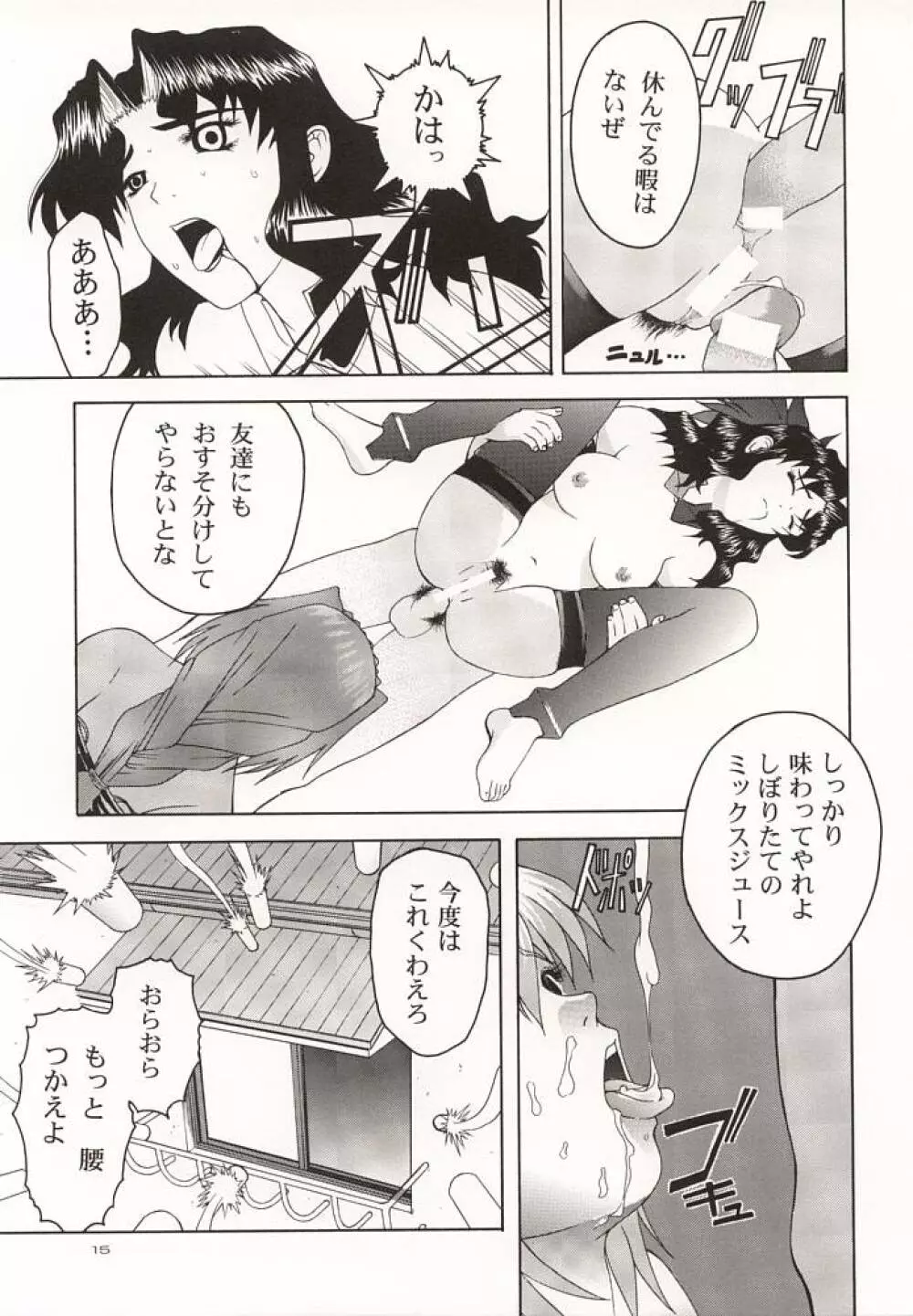 (C57) [GOLD RUSH (鈴木あどれす)] ~wall~ (エクセルサーガ , ラブひな) Page.14