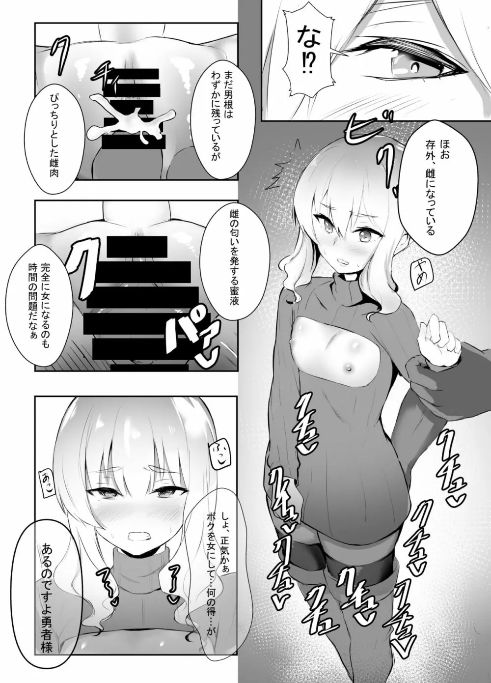 雌堕ちした勇者サマ Page.11