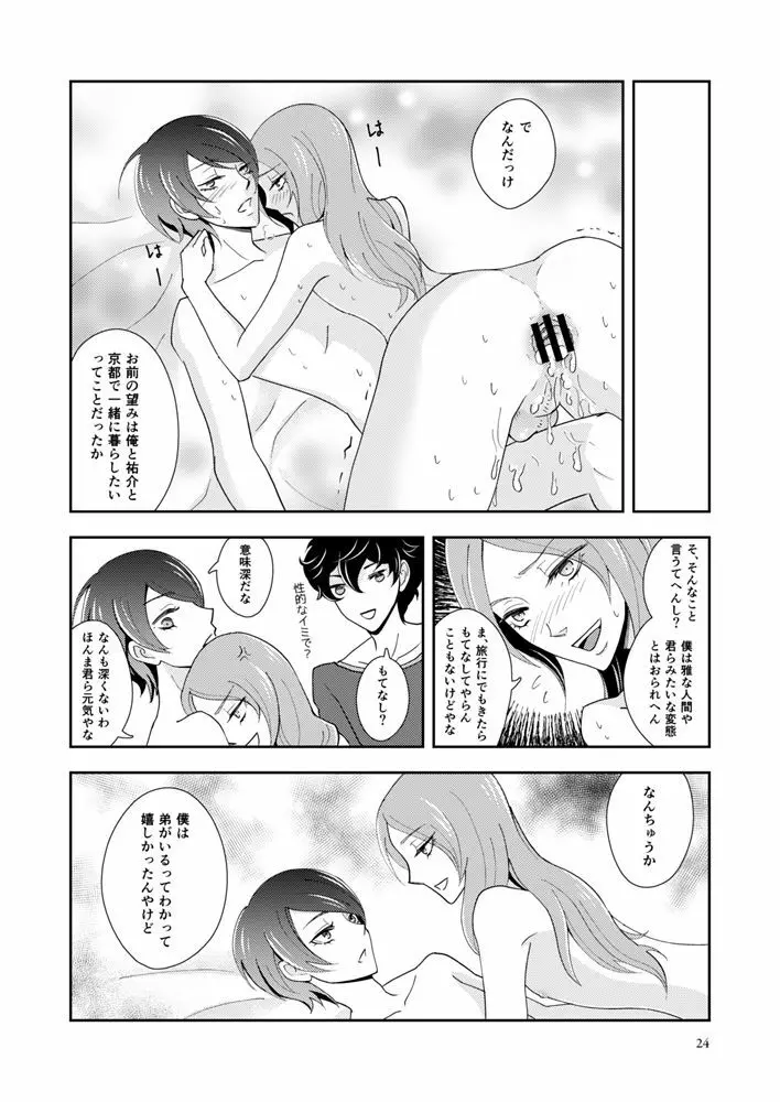 【Web再録】主喜多・初期案祐介メイン（？）漫画 Page.22