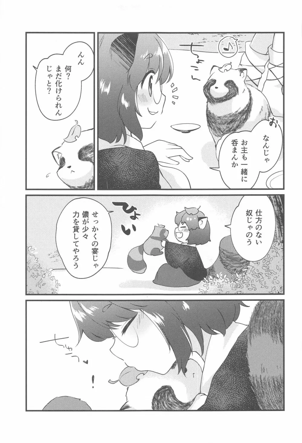 マミゾウさんと仲良くする本 Page.4