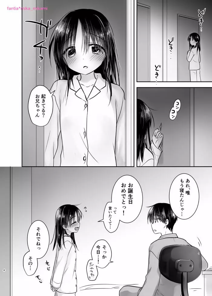 おいわいせっくす ～お兄ちゃんの誕生日～ Page.3