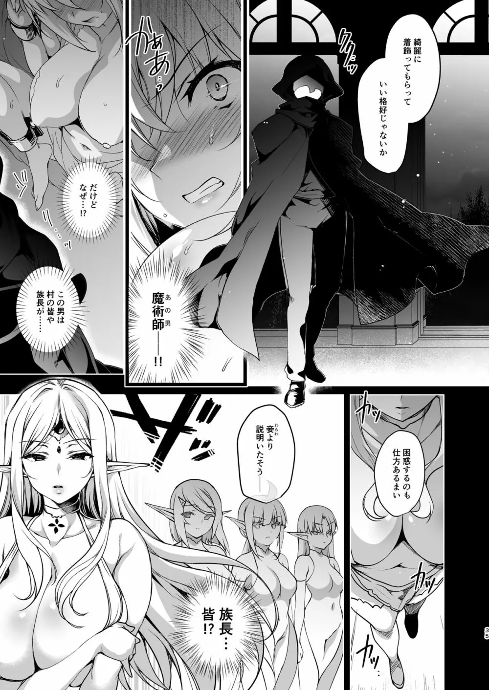 エルフに淫紋を付ける本 LEVEL:3 Page.35