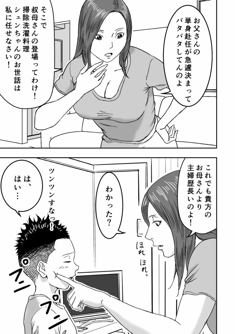 ムチムチな叔母さんが誘ってきたので筆おろしされてみた。 Page.7