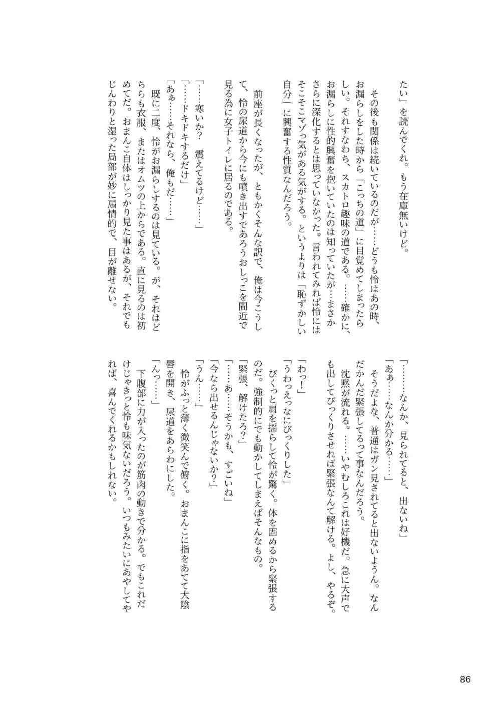 ア○スギア総合スカトロアンソロジー アクトレス排泄実態調査任務～スカポためるっすか!?～ Page.86