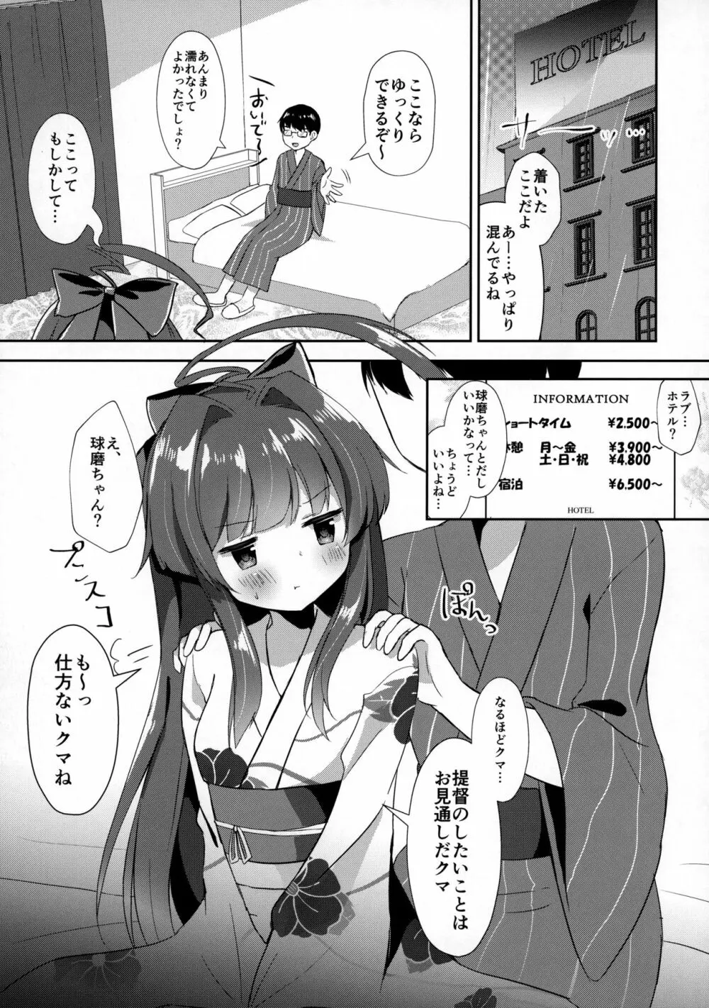 浴衣姿の球磨ちゃんと Page.6