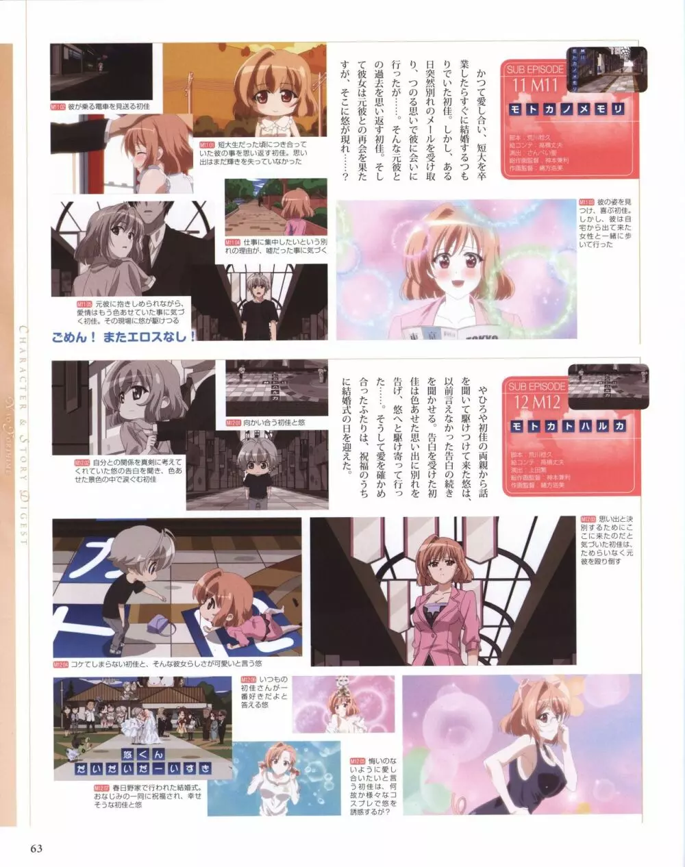 ヨスガノソラ OFFICIAL CHARACTER BOOK Page.63