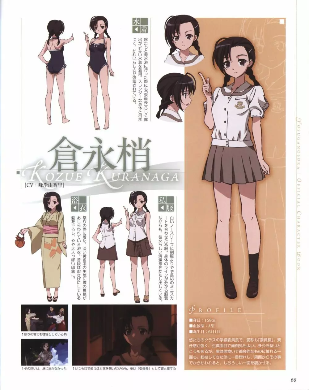 ヨスガノソラ OFFICIAL CHARACTER BOOK Page.66