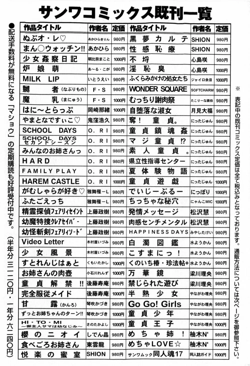 コミック・マショウ 2010年2月号 Page.252