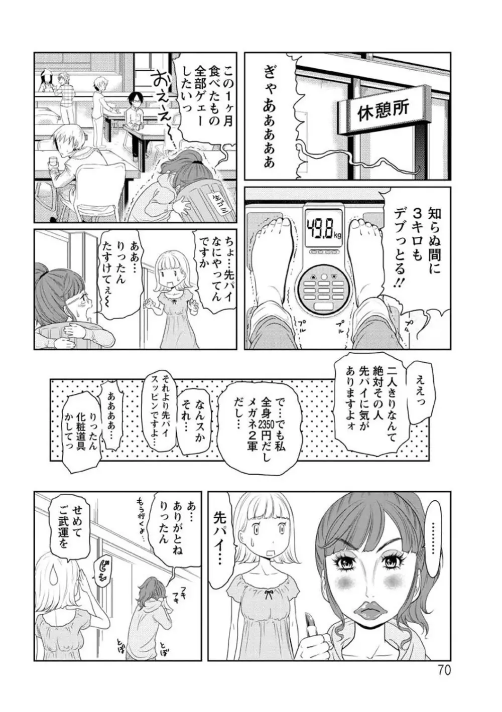 ヘンでれ女子図鑑 Page.72