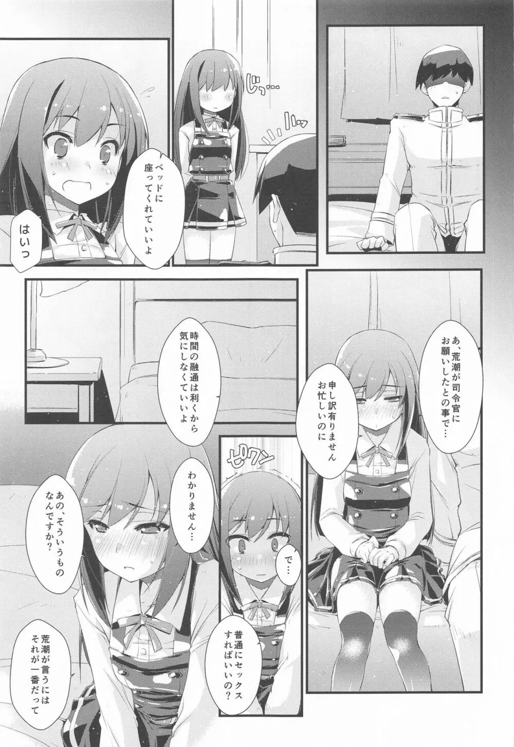 朝潮ちゃんと甘々な。 Page.6