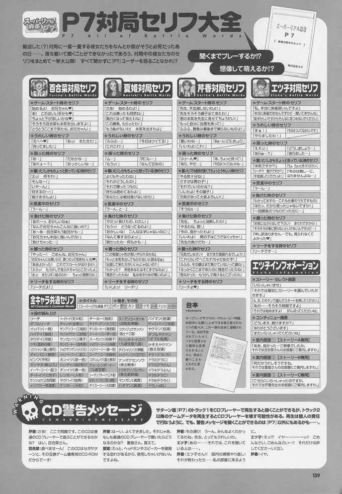 スーパーリアル麻雀 ビジュアルファンブック パーフェクトコレクション Page.153