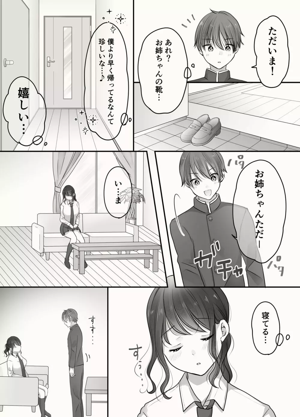 姉と弟のえっちなルーティーン Page.11