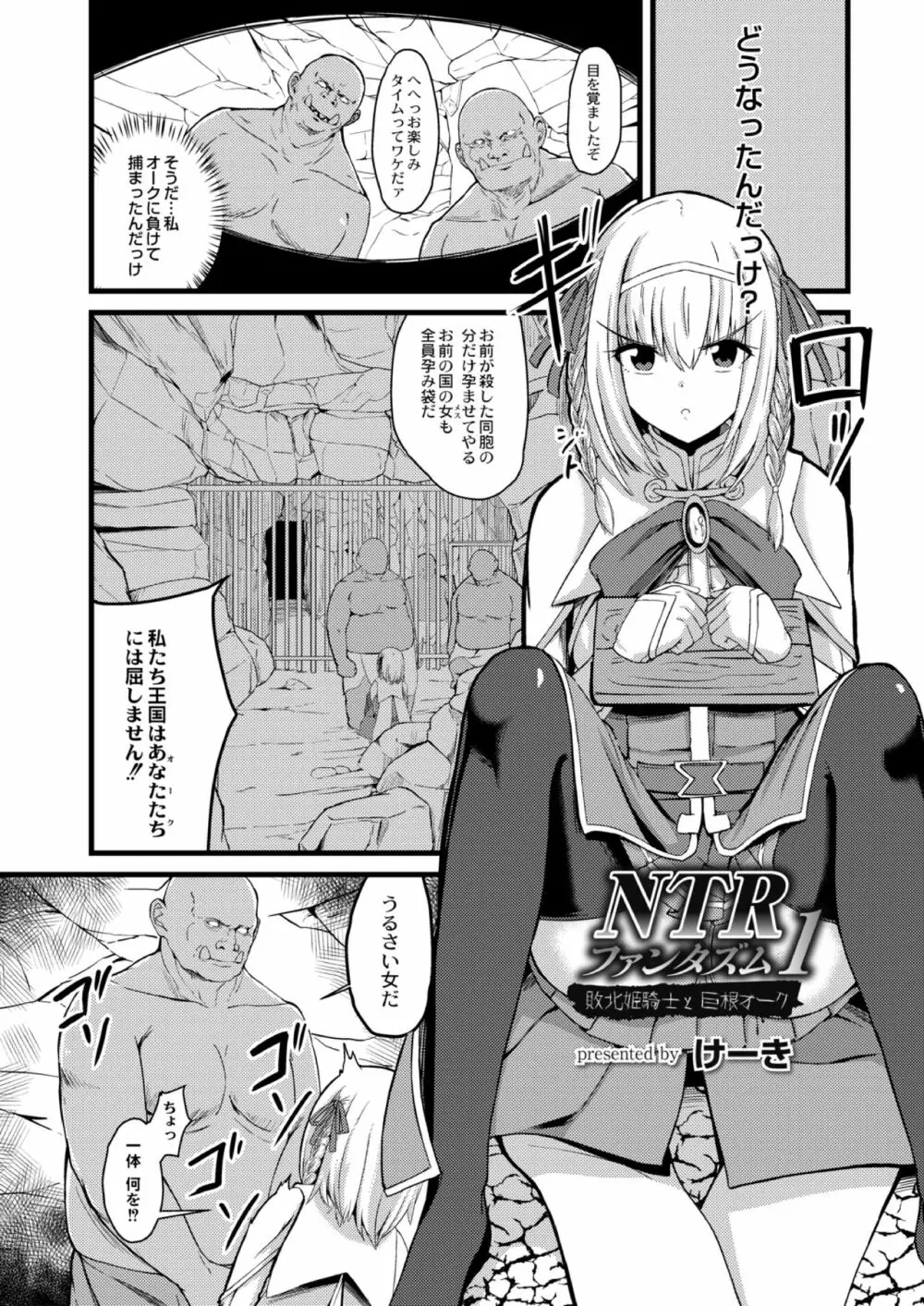 NTRファンタズム 1 敗北姫騎士と巨根オーク Page.4