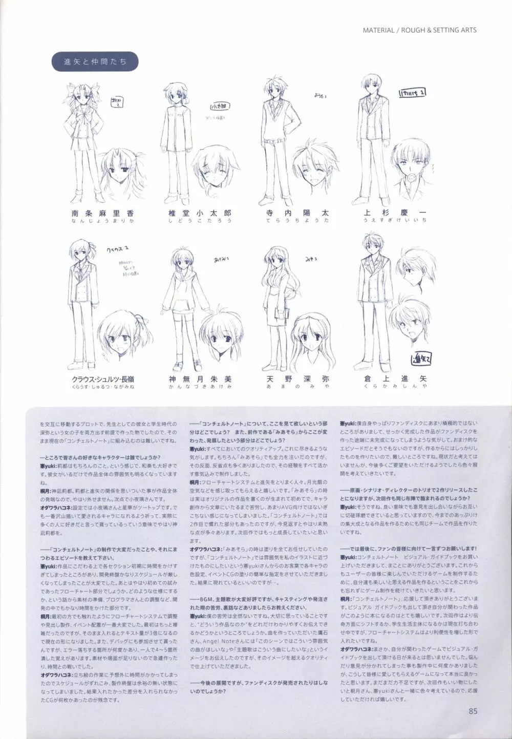 コンチェルトノート ビジュアル・ガイドブック Page.87