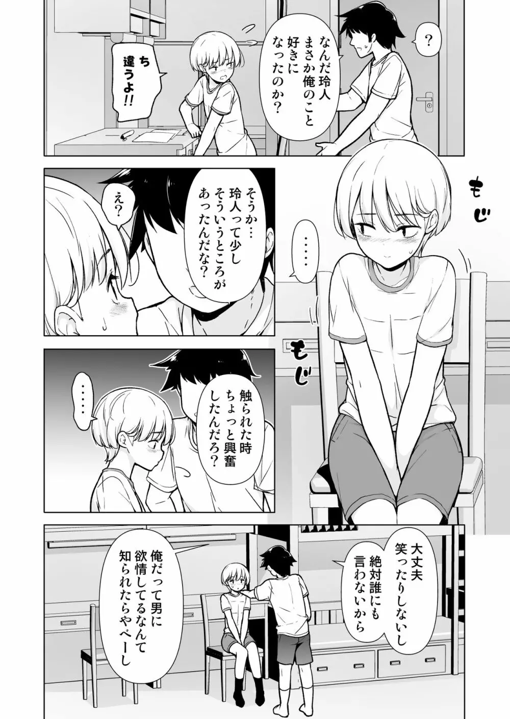 女っぽい僕と今日から寮で二人きり Page.15