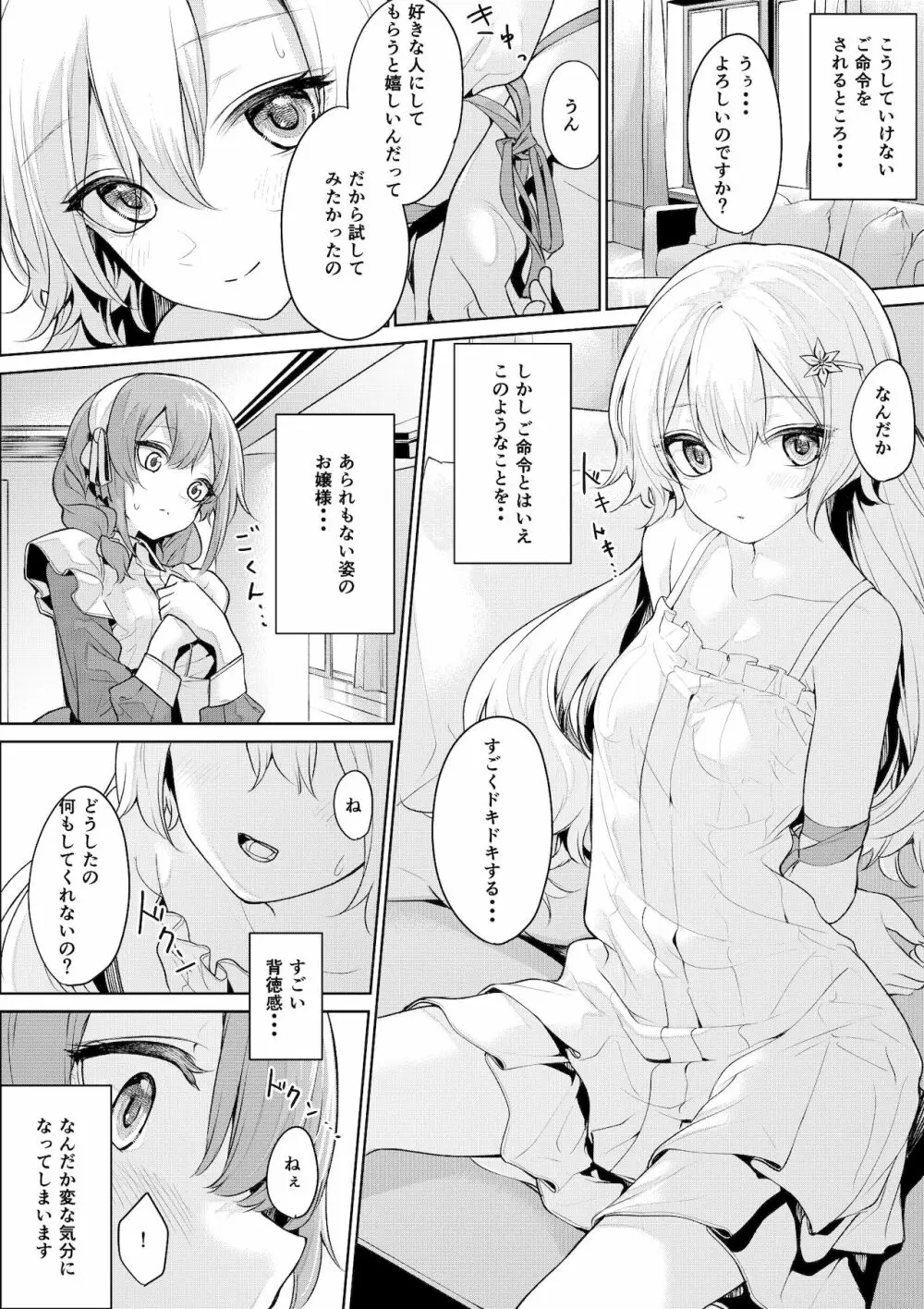 メイドさんに縛られたいお嬢様 Page.3