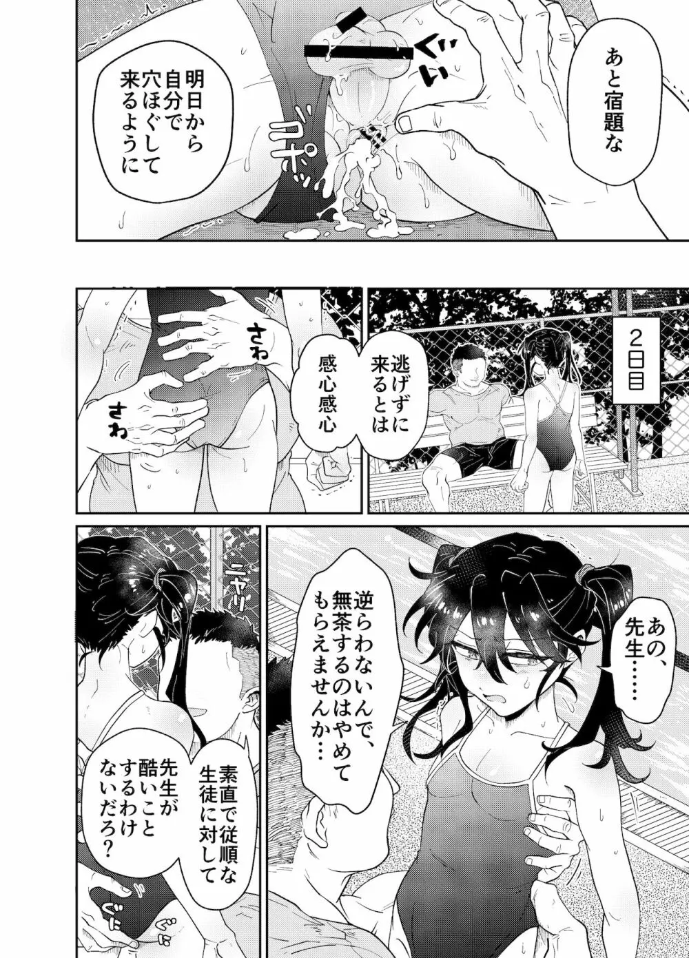 なまいき教え子♂にスク水着せて個別性指導! Page.12