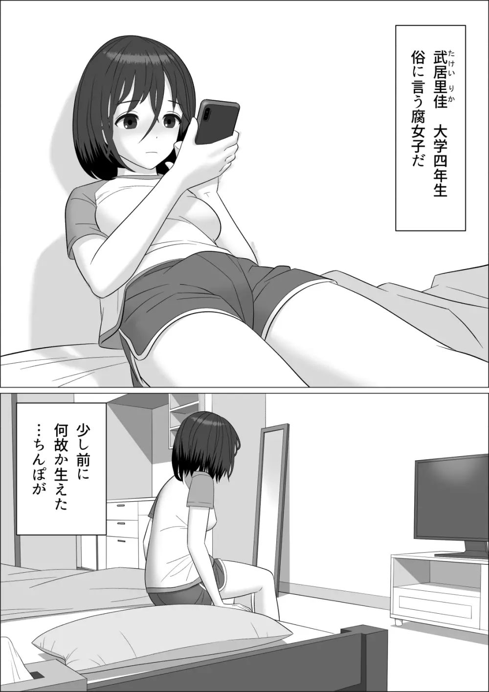 チンポレディ2 ふたなり腐女子と男の娘 Page.2