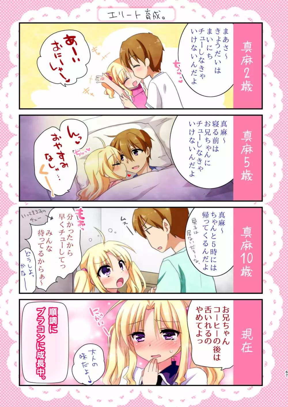 妹は今日もエッチできない。総集編 Page.69