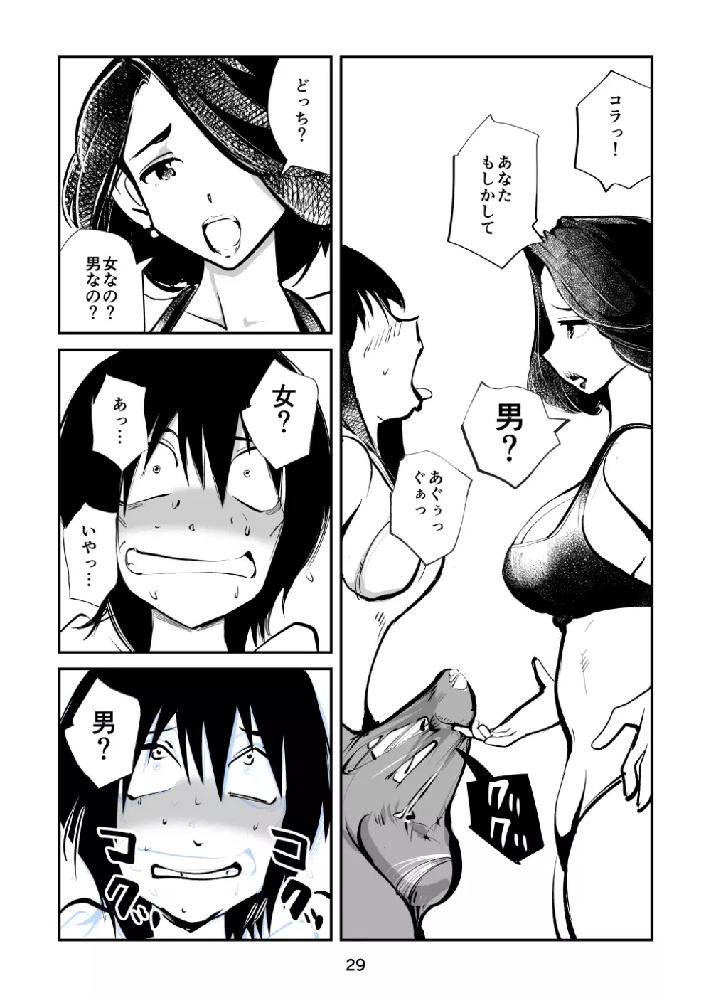 ブレイガール4 女装男金玉制裁 Page.29