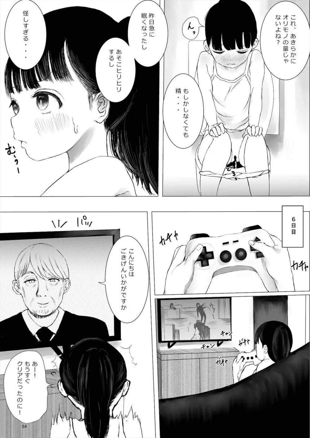 JCち○ぽ部屋一ヶ月性活チャレンジ！（前編） Page.54