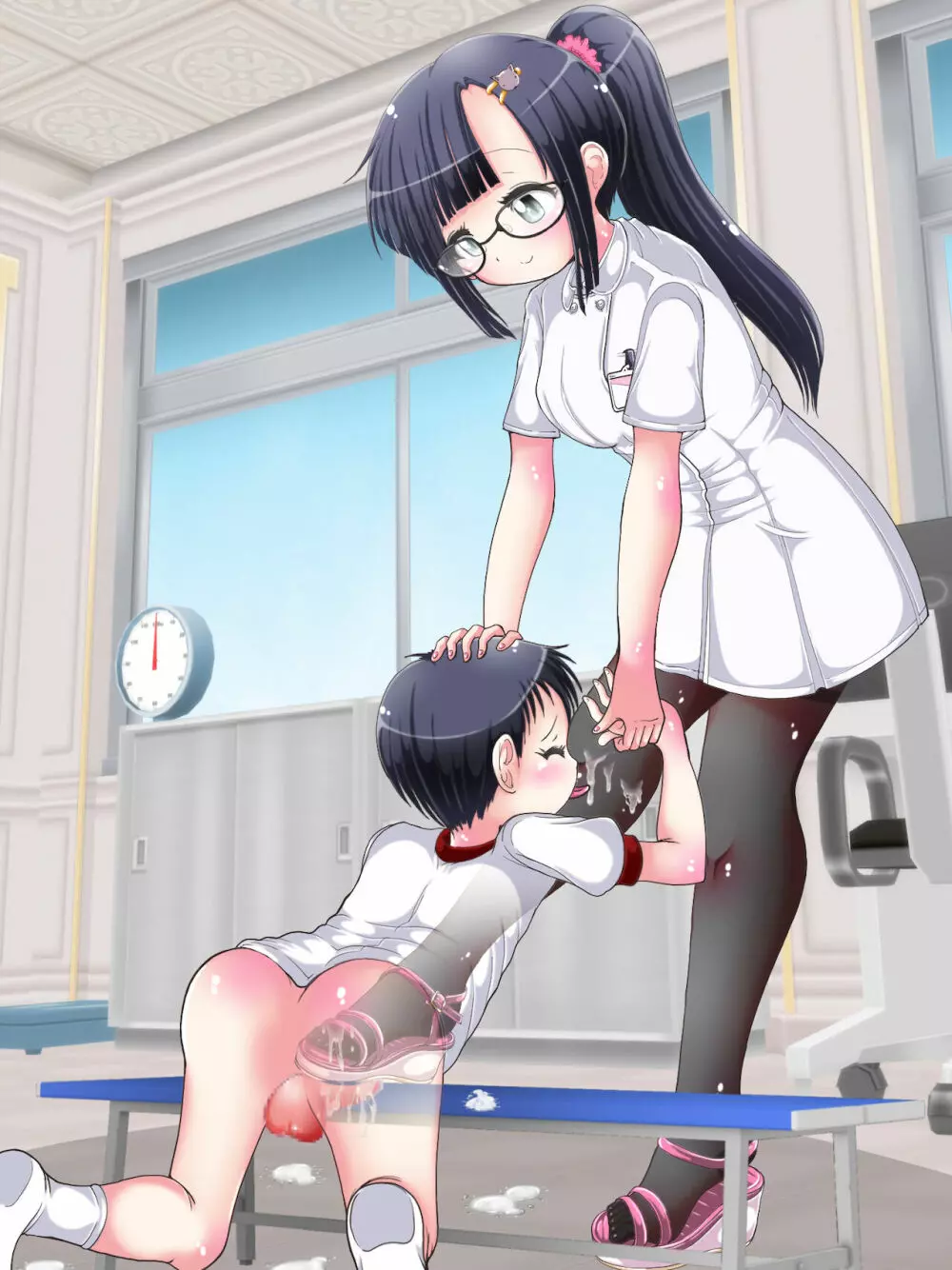 [Oneashi] One-Shota Footjob Lessons: Foot-Stroked by Nurses Page.281