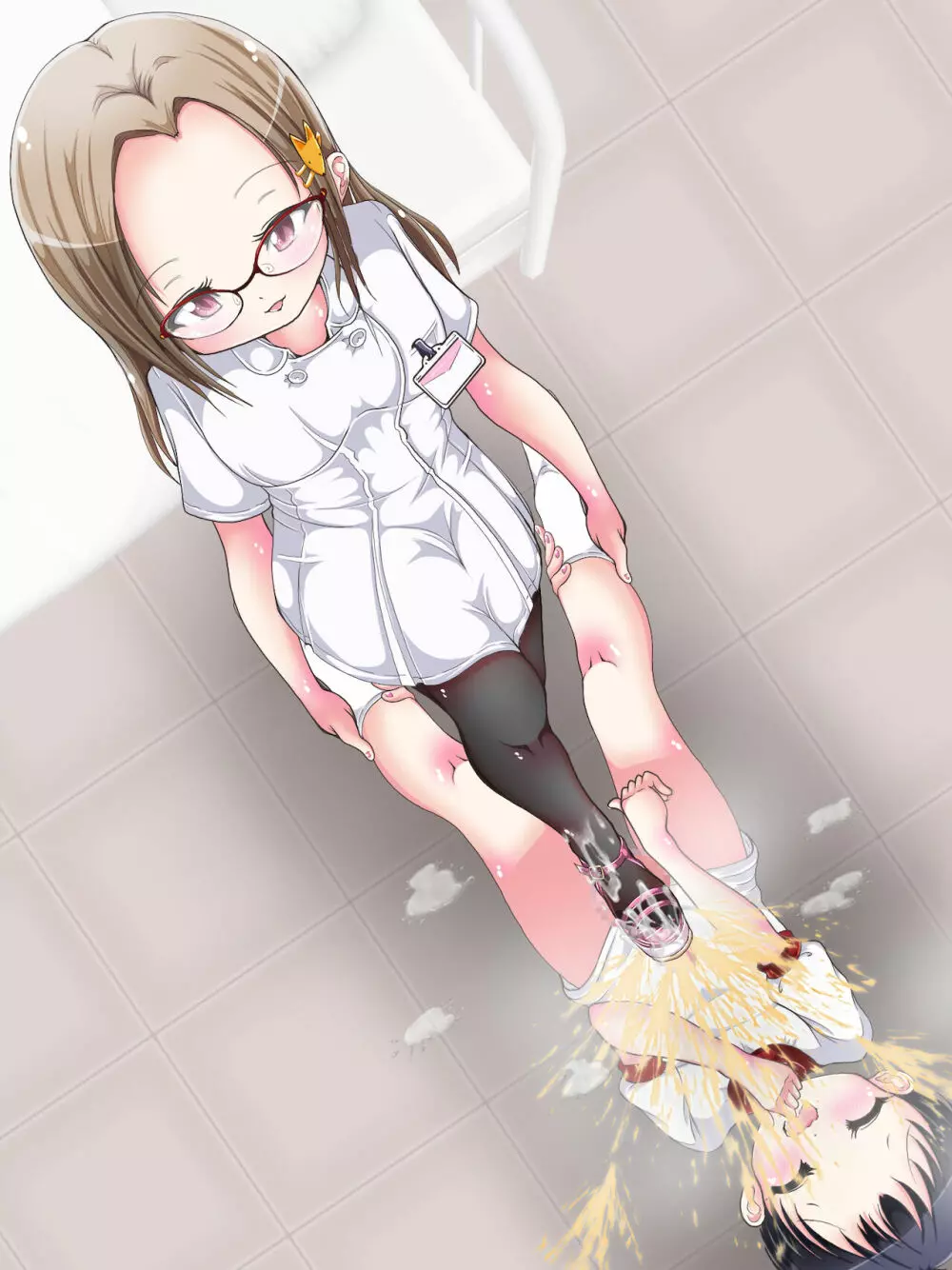 [Oneashi] One-Shota Footjob Lessons: Foot-Stroked by Nurses Page.293