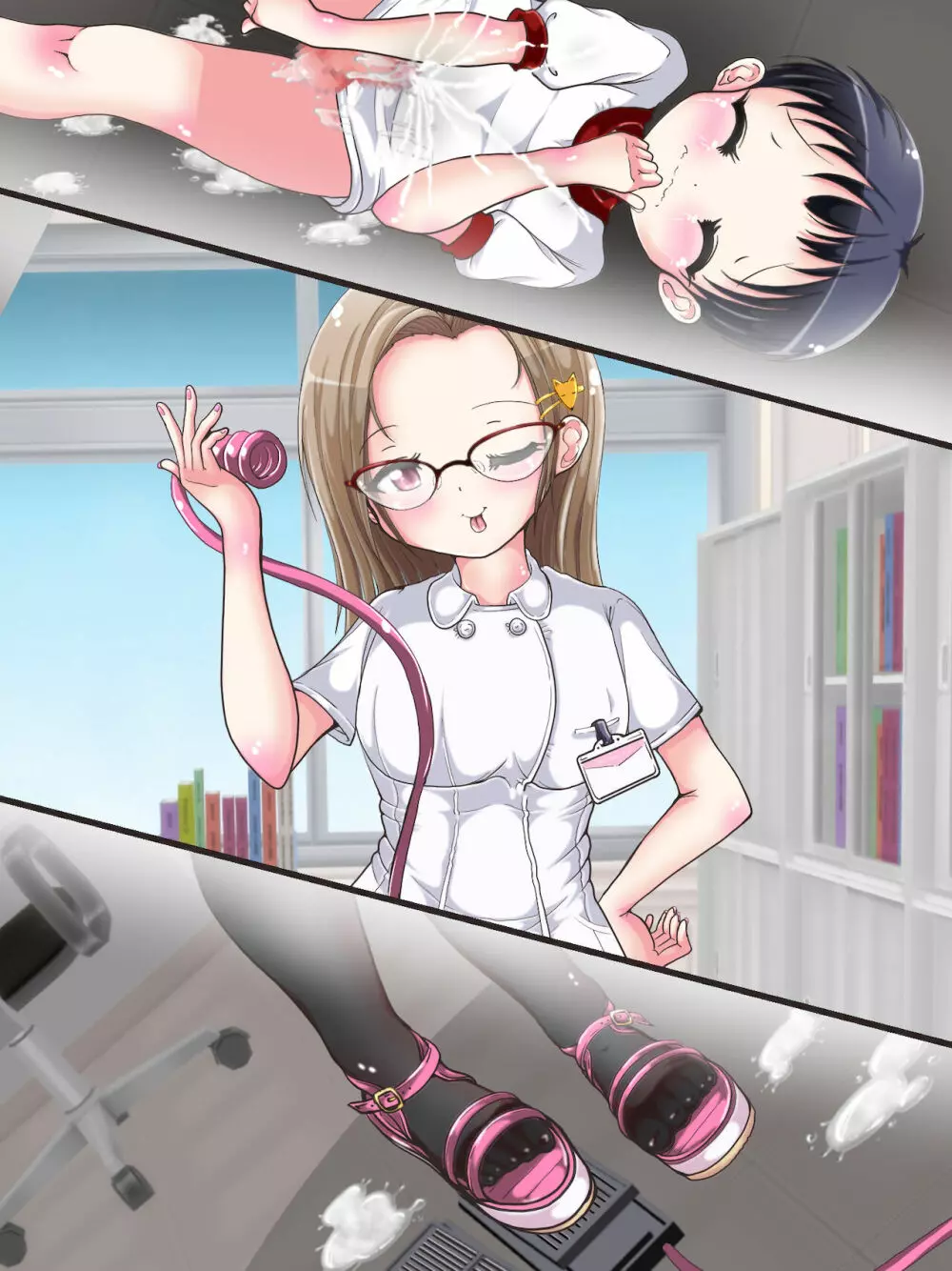 [Oneashi] One-Shota Footjob Lessons: Foot-Stroked by Nurses Page.296