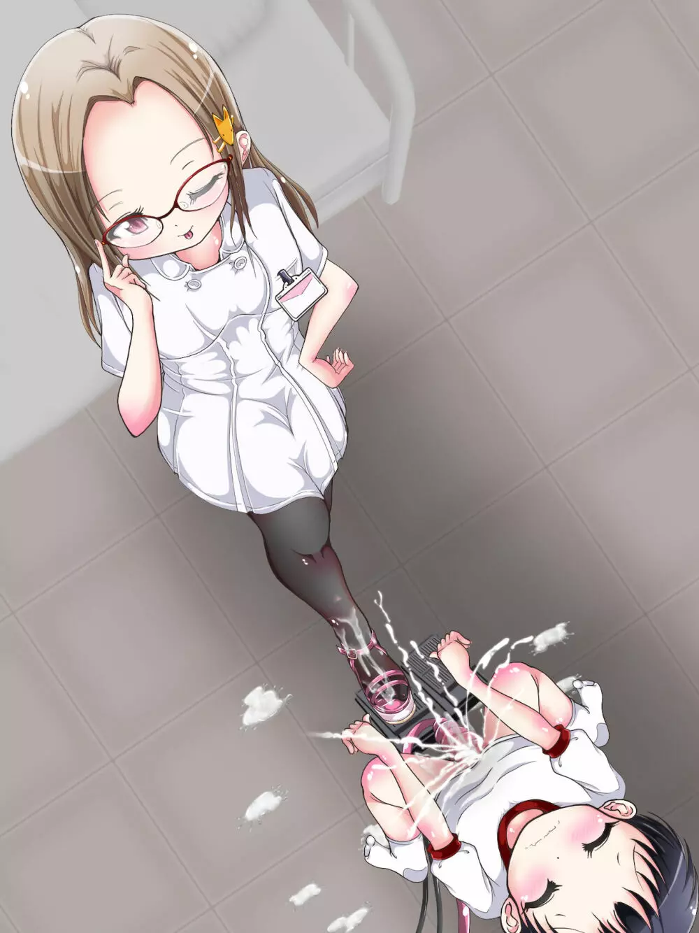[Oneashi] One-Shota Footjob Lessons: Foot-Stroked by Nurses Page.299