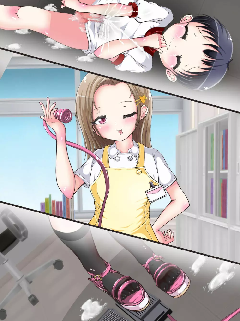 [Oneashi] One-Shota Footjob Lessons: Foot-Stroked by Nurses Page.396