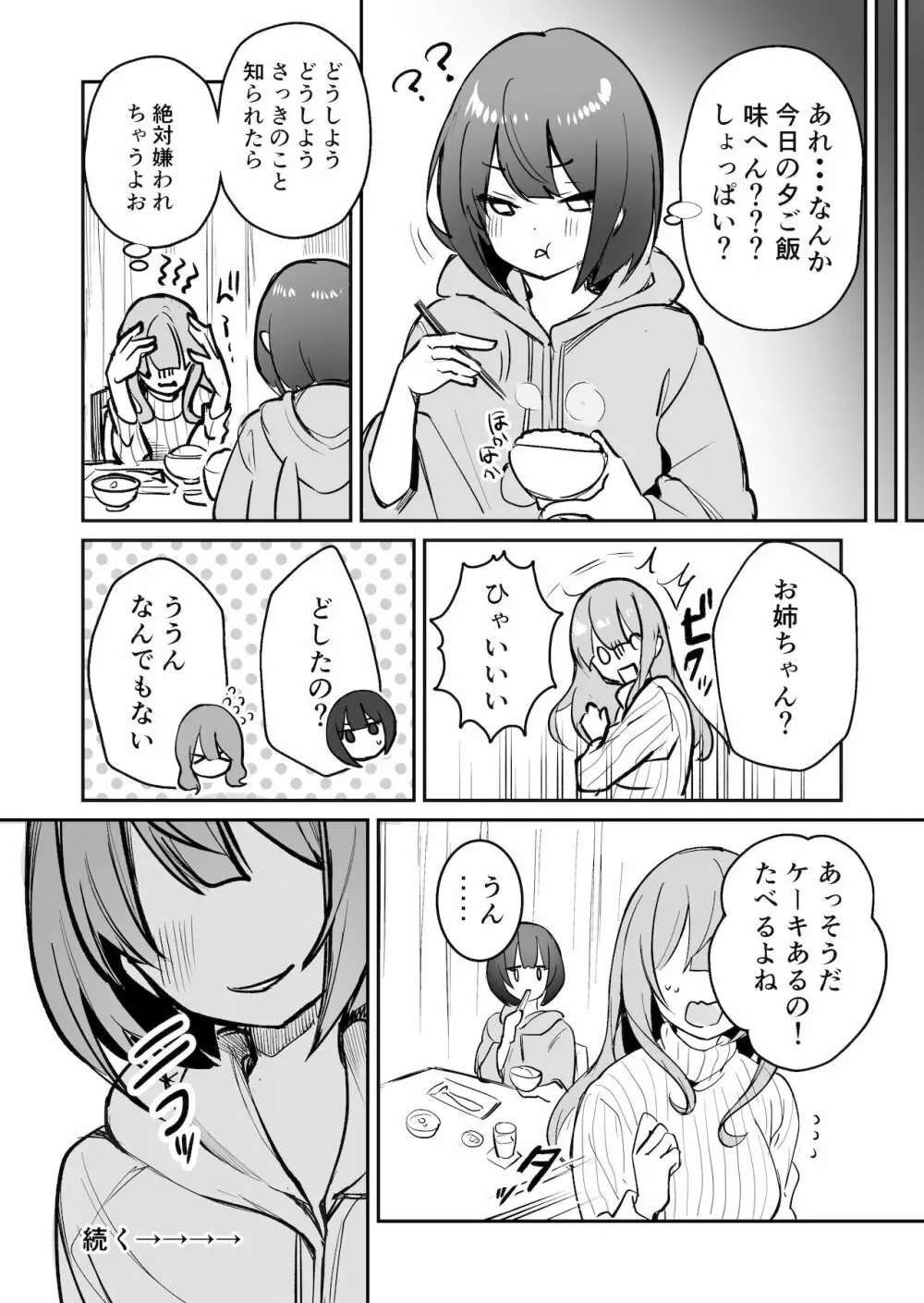 お姉ちゃんが妹にびっくりさせられる話😳⁉️ Page.6