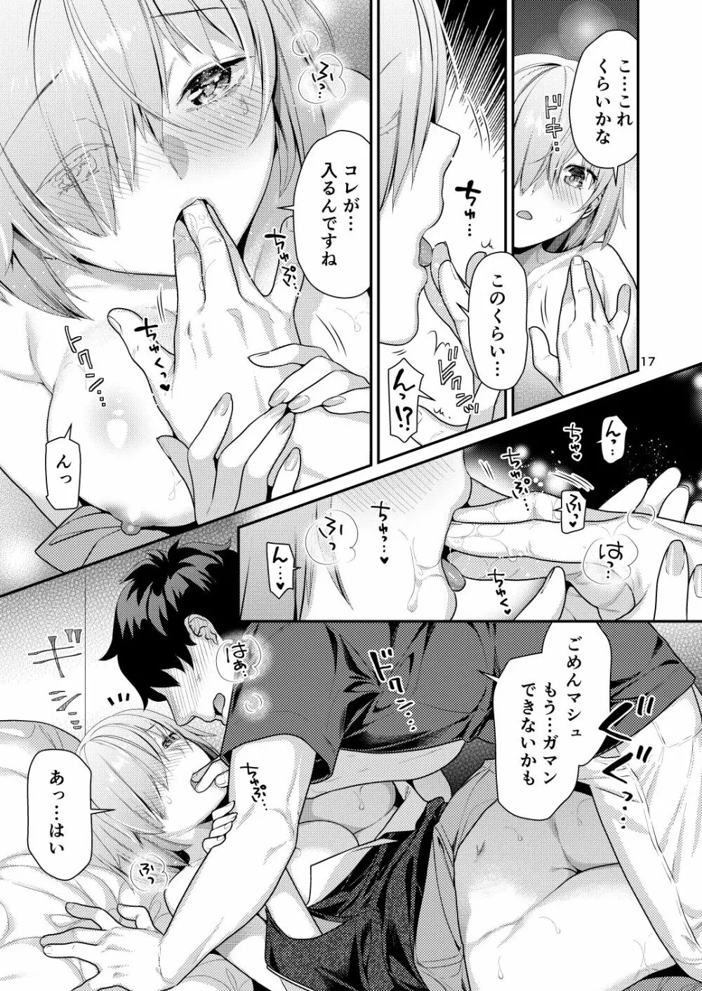 まっしろマシュとはじめてごっこ Page.17