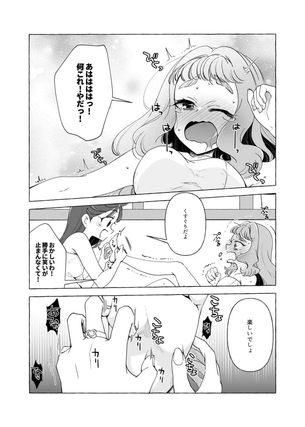 ローラの足裏をおもらしするまでくすぐってみた Page.7