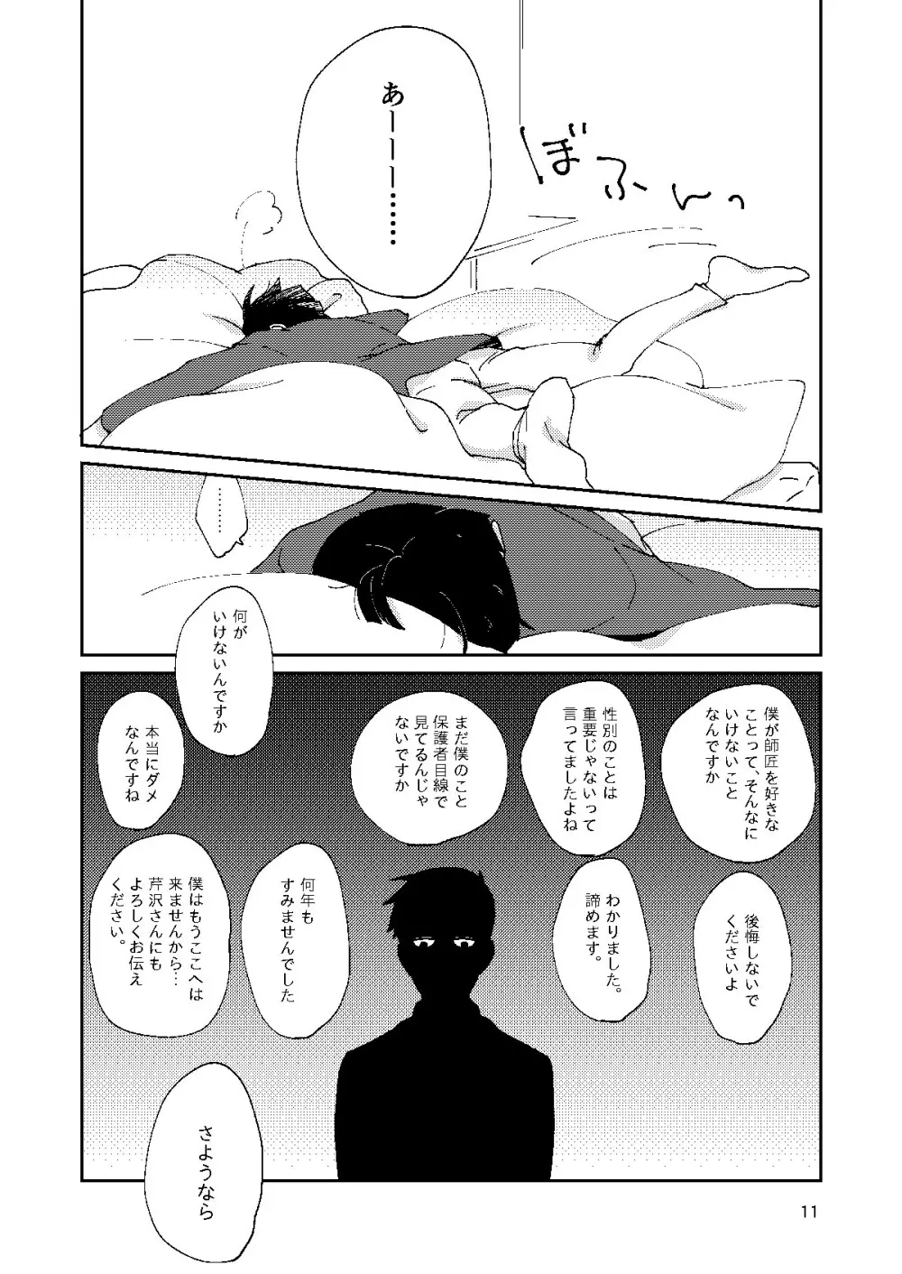 【R18】僕と師匠のよくある話（Web再録） Page.10