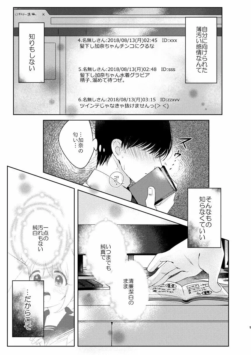 加奈ちゃんのリボン Page.8