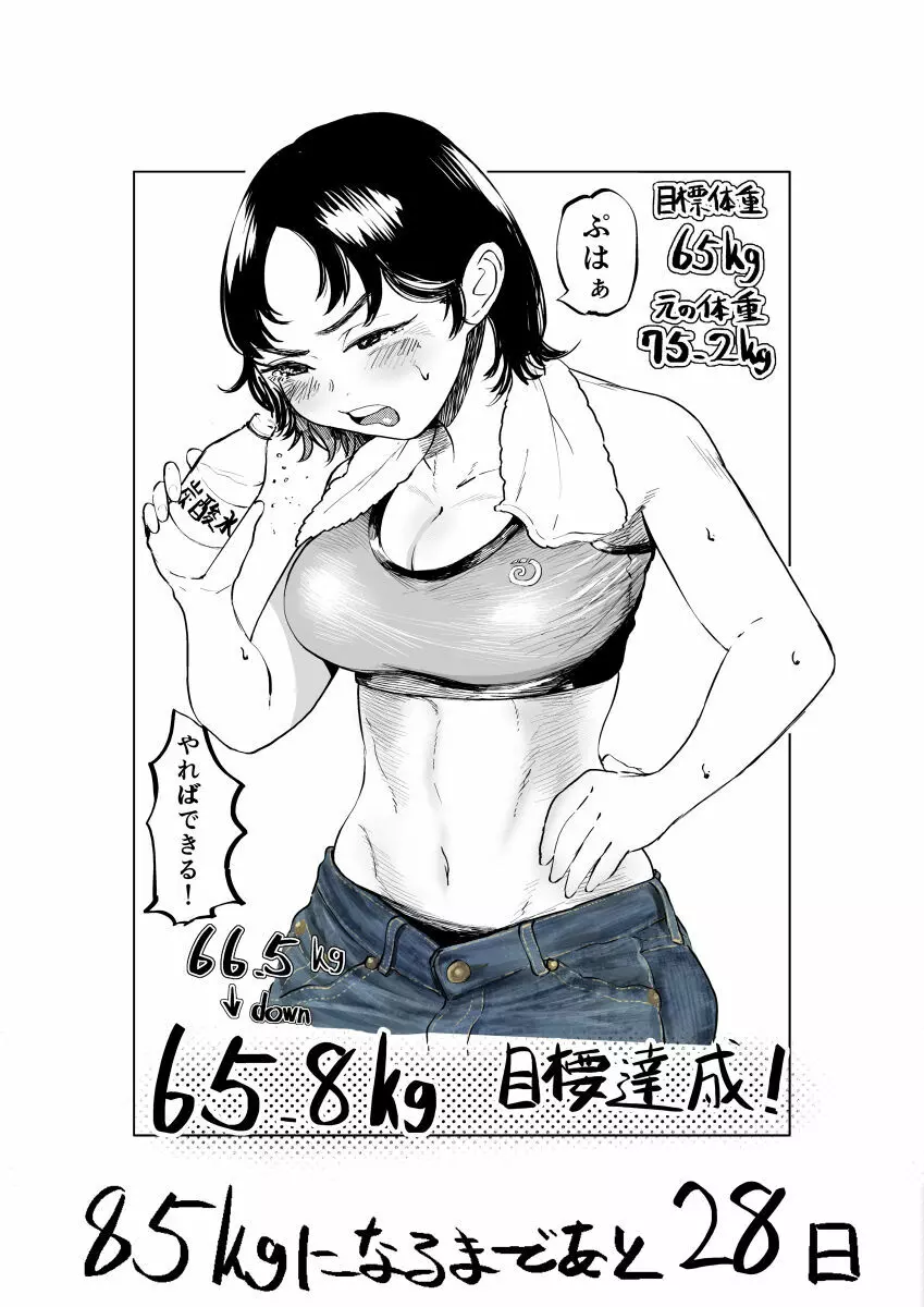 100日後に10キロ太る藍さん + 100㎏を目指す藍さん Page.16