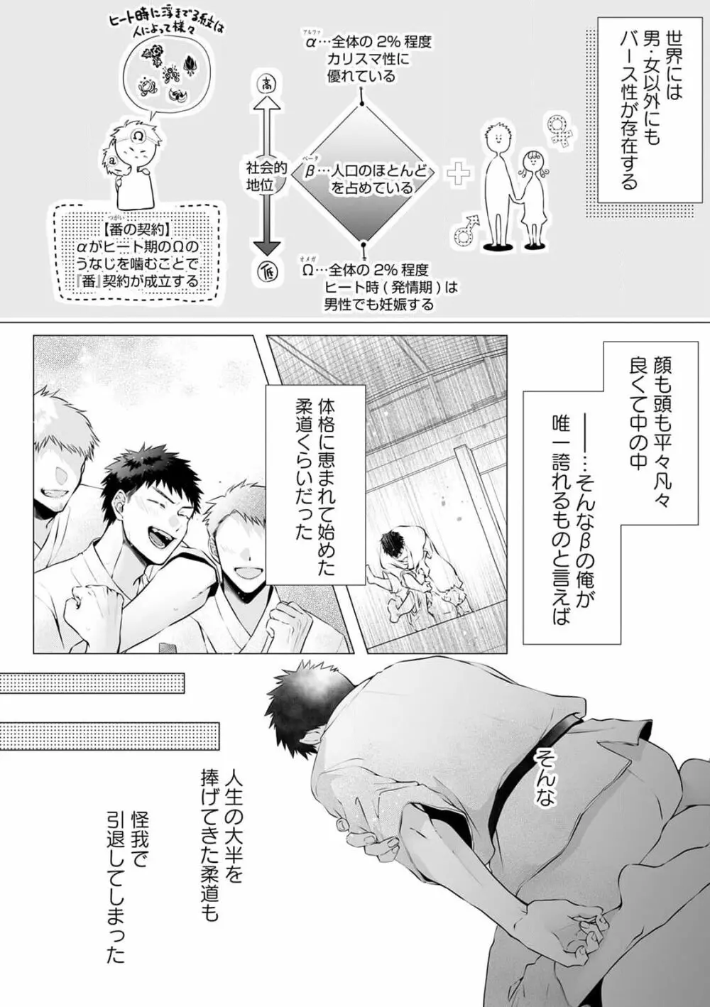 脳筋βは臆病Ωのお世話役 act.1 Page.4