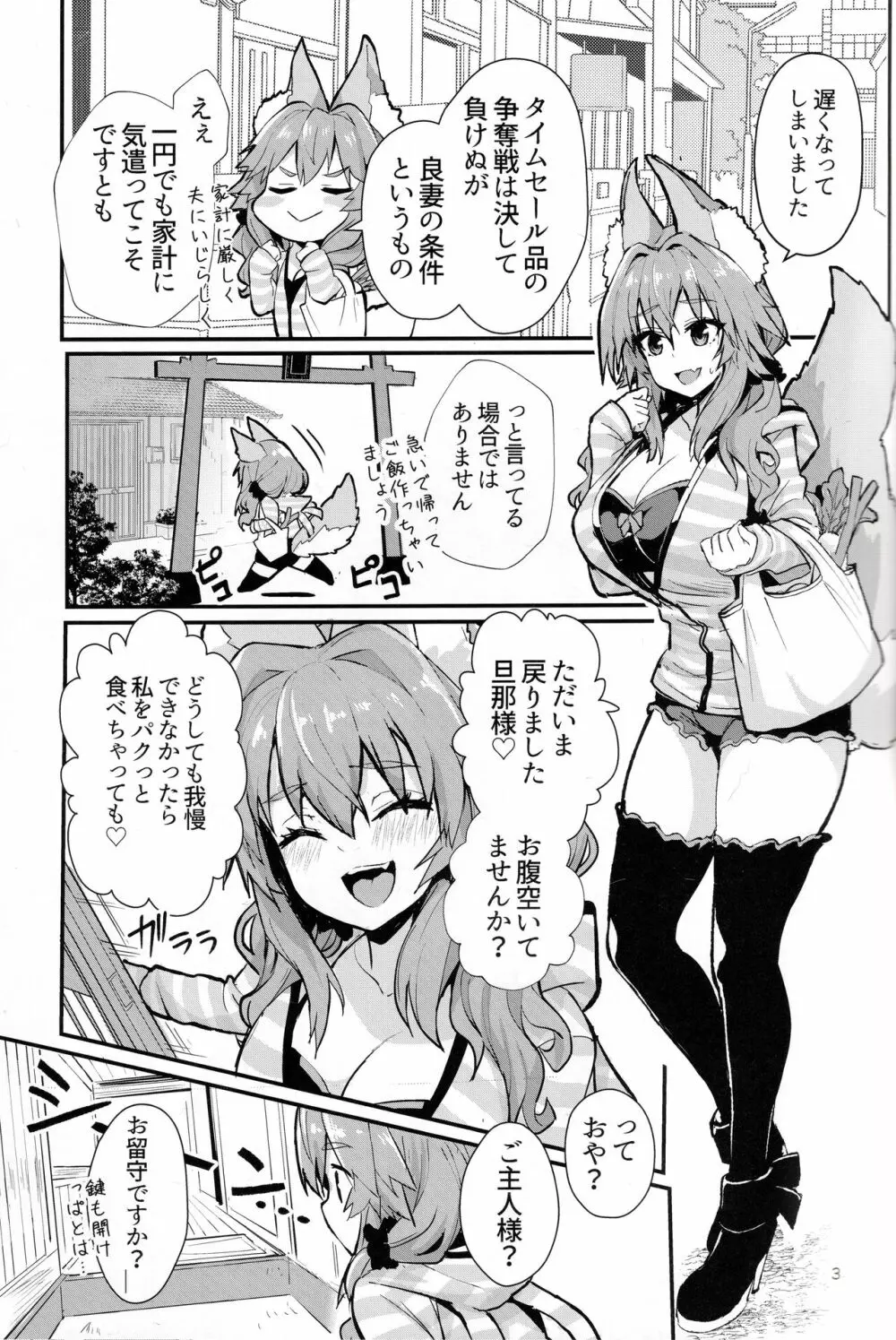 良妻おねショタ玉藻ちゃん♡ Page.3