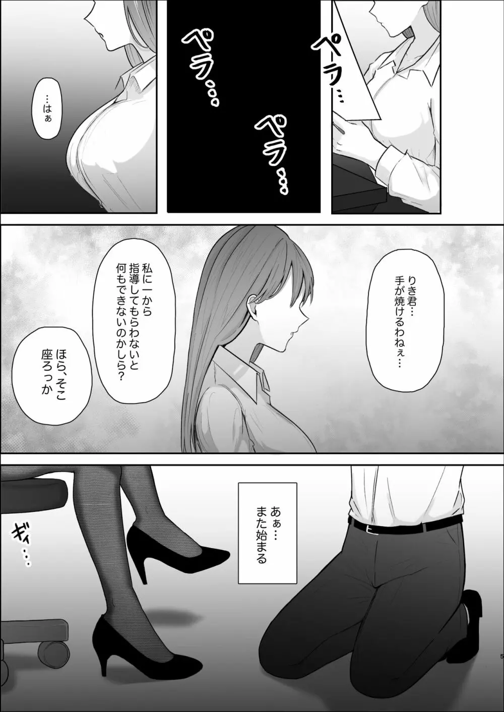 厳しい女上司のペットになった僕 Page.6