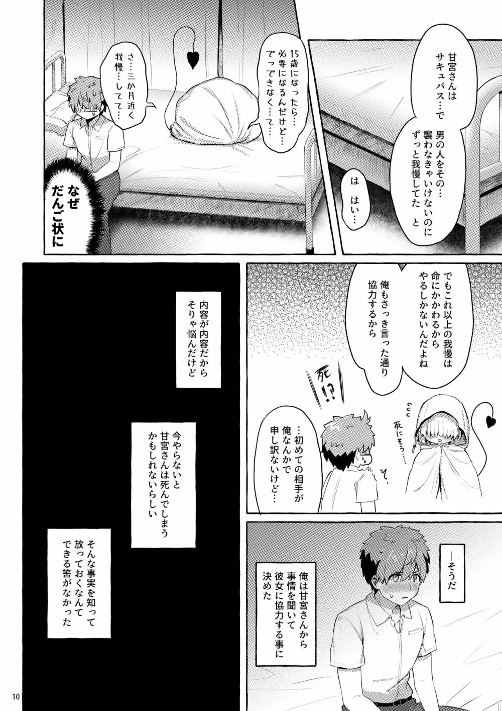 あまくちサキュバス Page.9