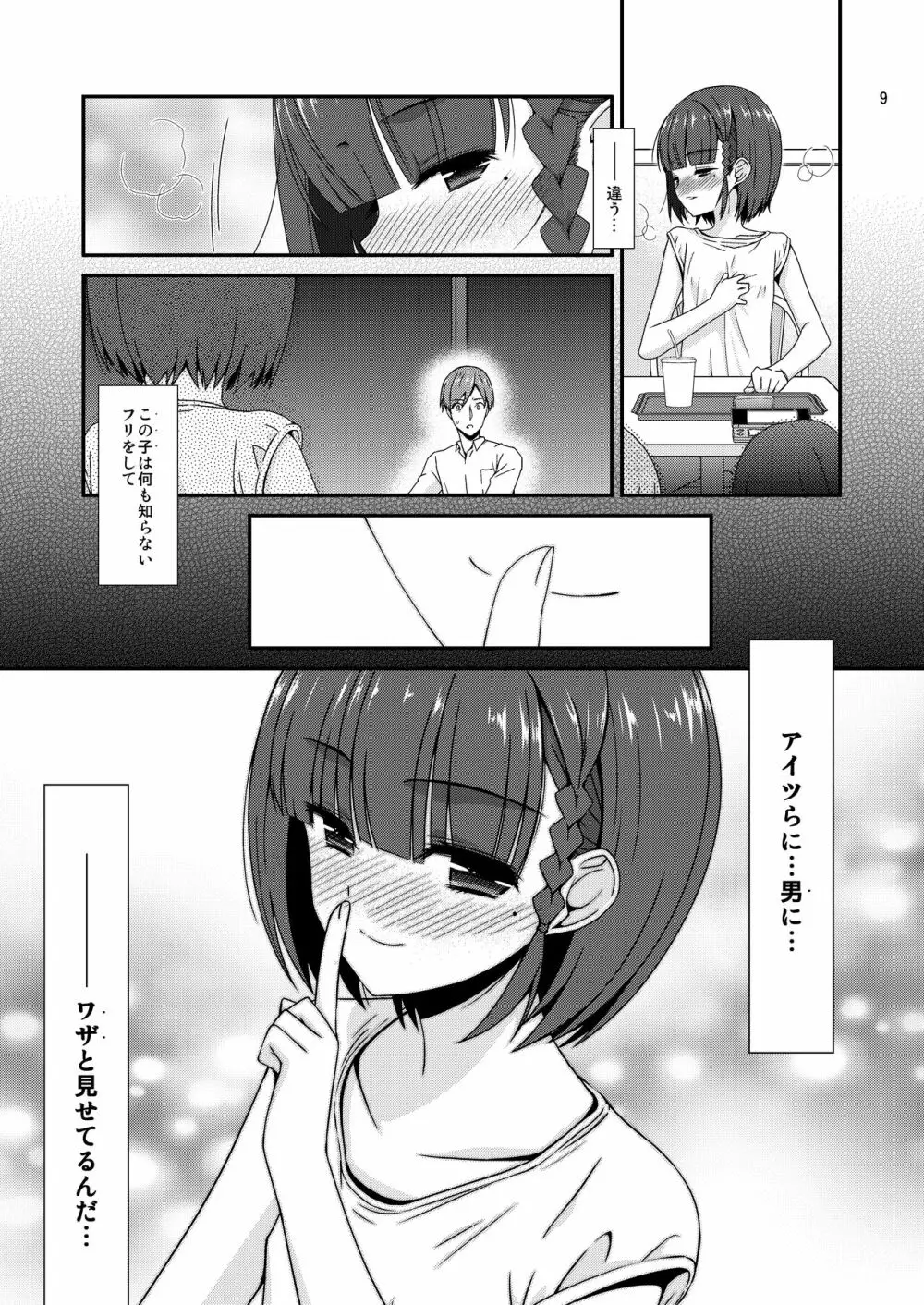 ミセタガリのオンナノコ Page.9